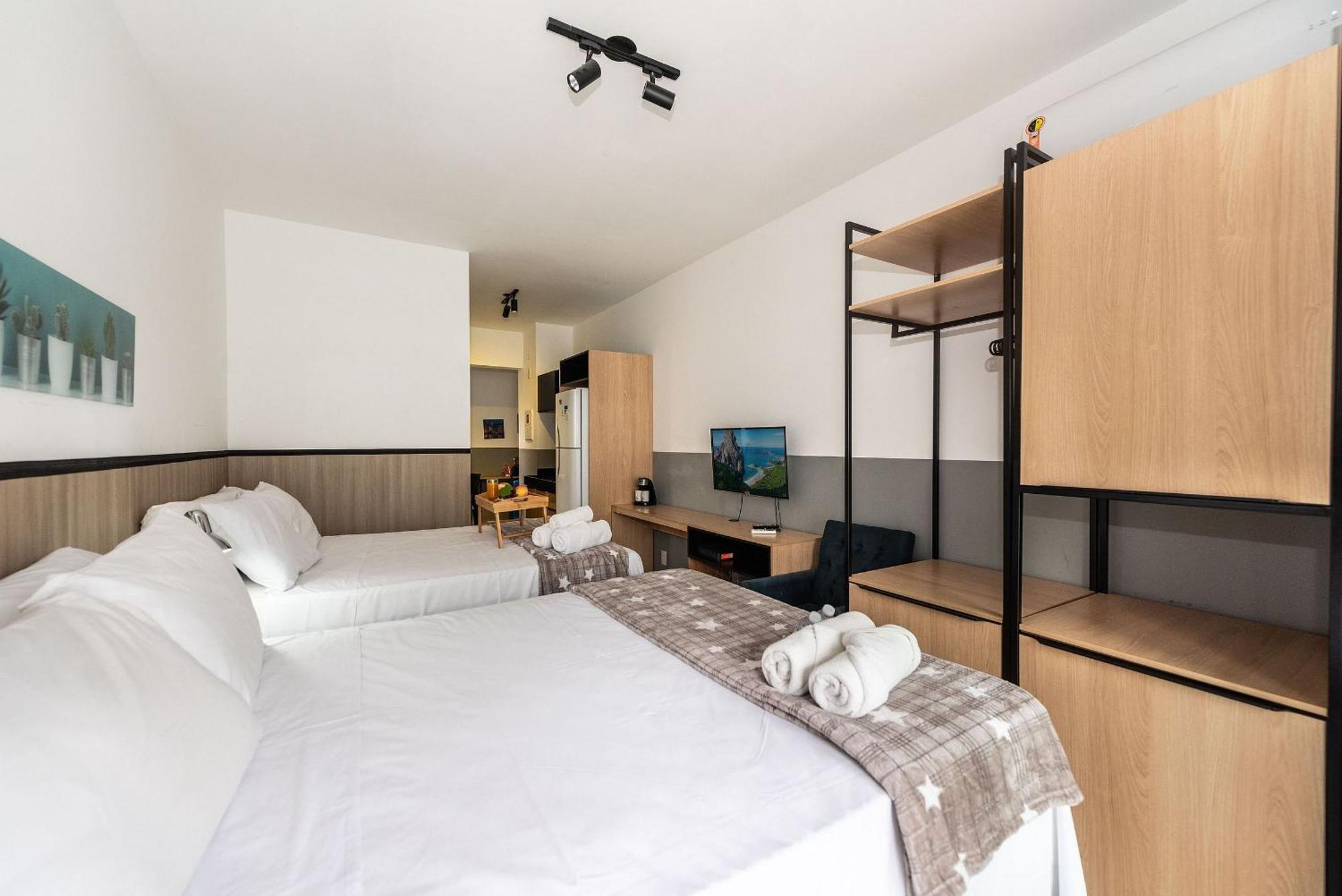 Vs11 Studio Para 4 Pessoas Prox. Allianz C/ Vaga São Paulo Extérieur photo